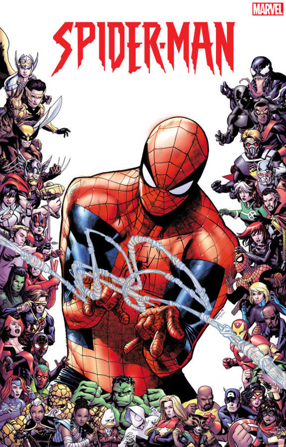 Marvel - AMAZING SPIDER-MAN (2018) # 28 RAMOS MARVEL 80TH ANNIVERSARY FRAME VARIANT