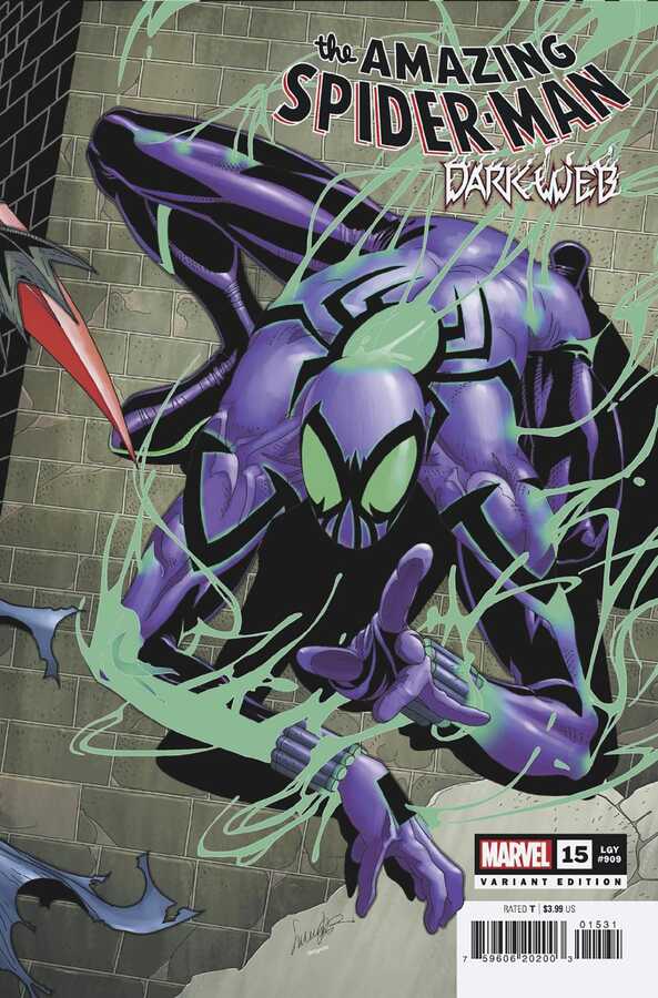 Marvel - AMAZING SPIDER-MAN (2022) # 15 MCGUINNESS DARK WEB VARIANT