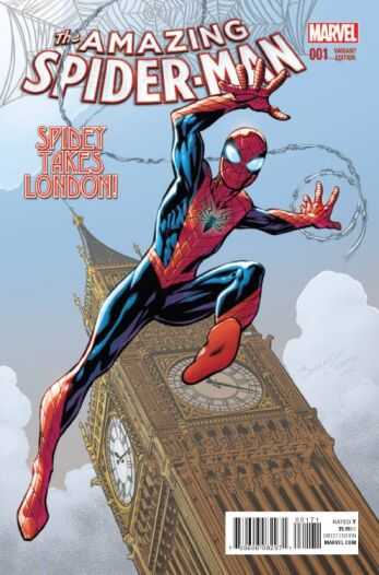 Marvel - AMAZING SPIDER-MAN (2015) # 1 1:25 BAGLEY VARIANT