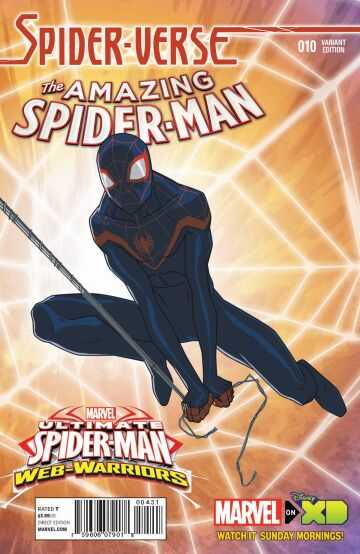 Marvel - AMAZING SPIDER-MAN (2014) # 10 MARVEL ANIMATION SPIDER-VERSE VARIANT