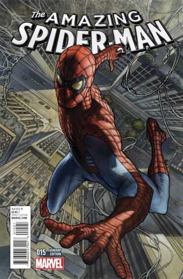 Marvel - AMAZING SPIDER-MAN (2014) # 15 1:25 BIANCHI VARIANT