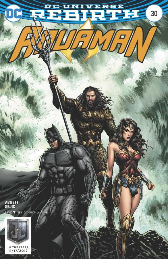 DC Comics - Aquaman # 30 Justice League Movie Variant