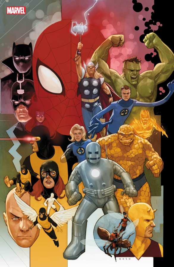 Marvel - AVENGERS (2018) # 12 NOTO MARVEL 80TH ANNIVERSARY VARIANT F
