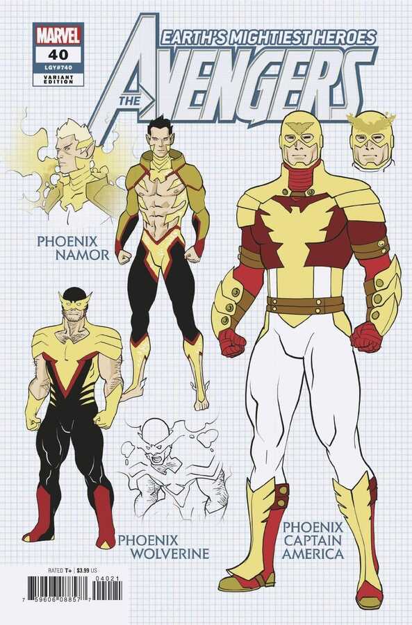 Marvel - AVENGERS (2018) # 40 1:10 GARRON DESIGN VARIANT