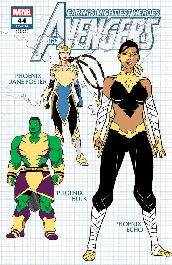 Marvel - AVENGERS (2018) # 44 1:10 GARRON DESIGN VARIANT