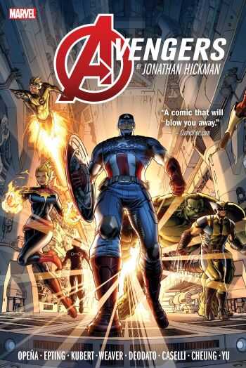 Marvel - AVENGERS BY JONATHAN HICKMAN OMNIBUS VOL 1 HC WEAVER COVER