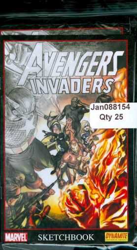 Marvel - AVENGERS INVADERS SKETCHBOOK