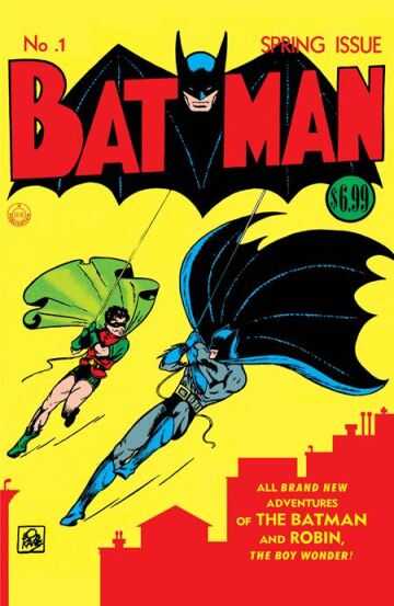 DC Comics - BATMAN # 1 FACSIMILE EDITION COVER A BOB KANE & JERRY ROBINSON