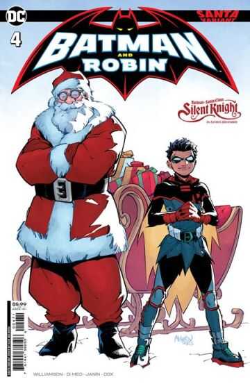 DC Comics - BATMAN AND ROBIN (2023) # 4 COVER D GLEB MELNIKOV SANTA CARD STOCK VARIANT