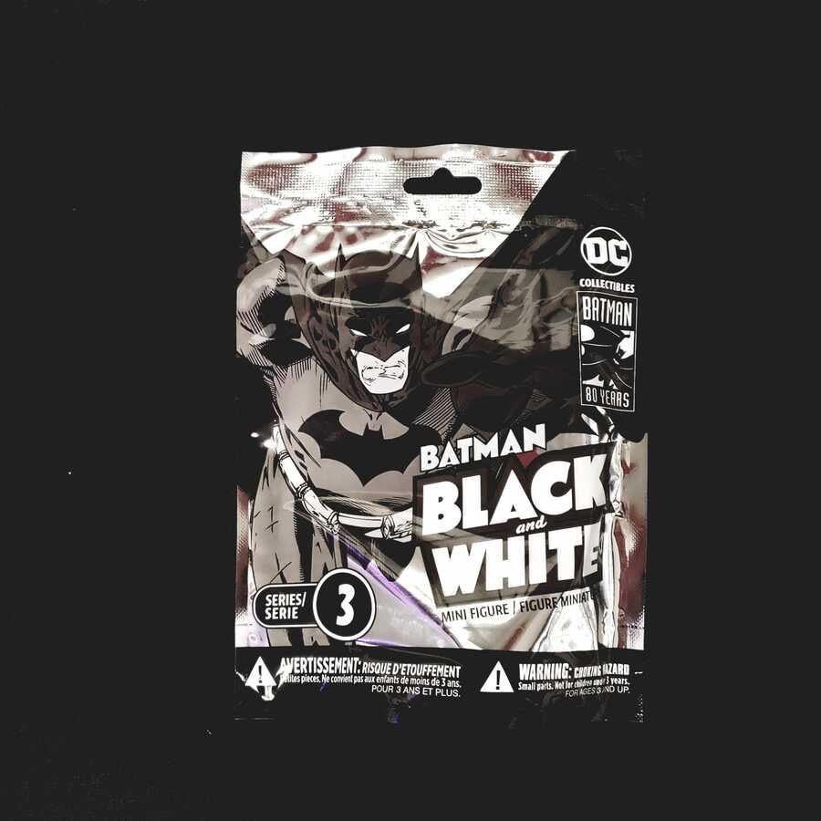 DC Comics - BATMAN BLACK AND WHITE MINI FIGURE SERIES 3