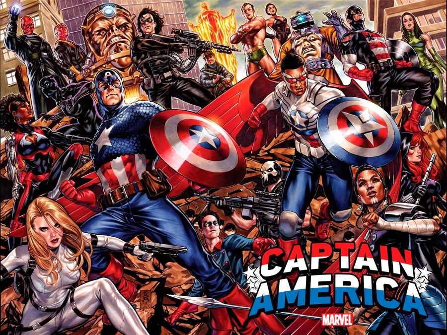 Marvel - CAPTAIN AMERICA # 0 BROOKS WRAPAROUND VARIANT