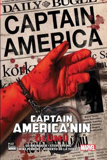 Marmara Çizgi - Captain America'nın Ölümü Sert Kapak Özel Edisyon