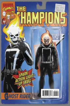 Marvel - CHAMPIONS (2016) # 1 CHRISTOPHER GHOST RIDER ACTION FIGURE VARIANT