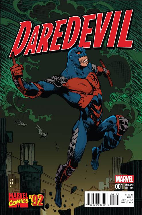 Marvel - DAREDEVIL (2015) # 1 1:20 STROMAN MARVEL 92 VARIANT