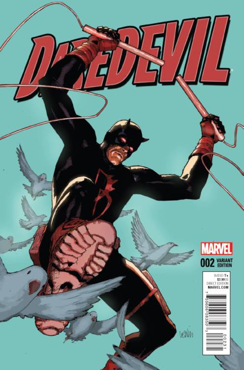 Marvel - DAREDEVIL (2015) # 2 1:25 YU VARIANT