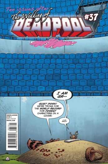 Marvel - DEADPOOL (2013) # 37 KOBLISH ROCKET RACCOON AND GROOT VARIANT