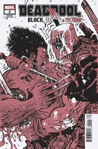 Marvel - DEADPOOL BLACK WHITE BLOOD # 2 (OF 4) WARREN JOHNSON VARIANT