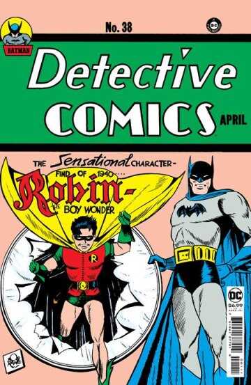 DC Comics - DETECTIVE COMICS # 38 FACSIMILE EDITION
