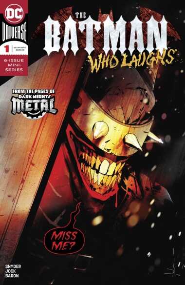 DC Comics - DF BATMAN WHO LAUGHS # 1 SCOTT SNYDER SIGNED