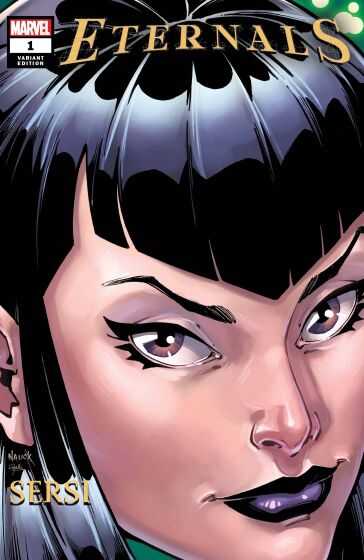 DC Comics - ETERNALS (2021) # 1 NAUCK HEADSHOT VARIANT