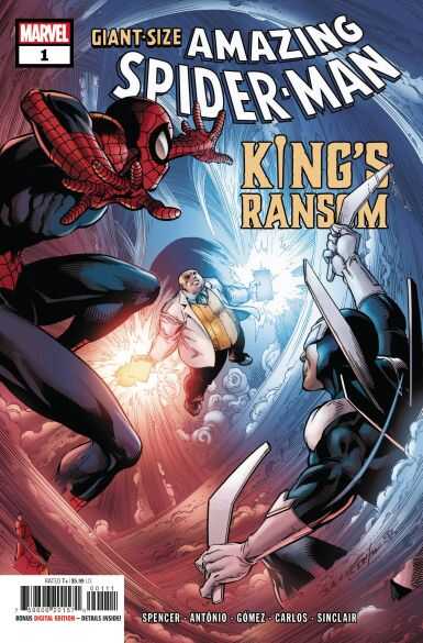 Marvel - GIANT-SIZE AMAZING SPIDER-MAN KINGS RANSOM # 1 BALDEON VARIANT