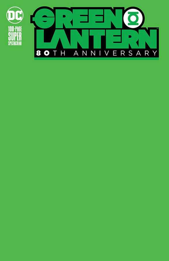 DC - Green Lantern 80th Anniversary 100 Page Super Spectacular # 1 Blank
