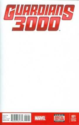 DC Comics - GUARDIANS 3000 # 1 BLANK VARIANT