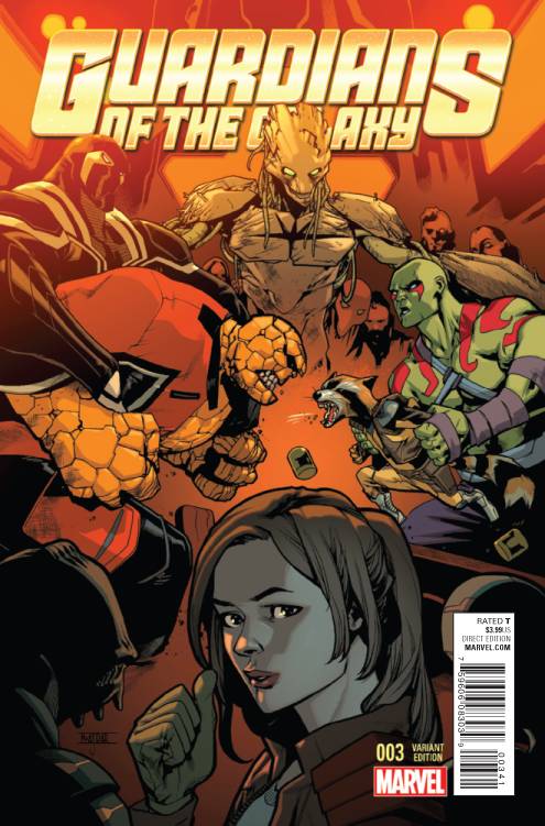 Marvel - GUARDIANS OF THE GALAXY (2015) # 3 1:25 ASRAR VARIANT