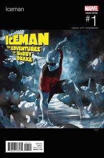 Marvel - ICEMAN (2017) # 1 SKAN HIP HOP VARIANT