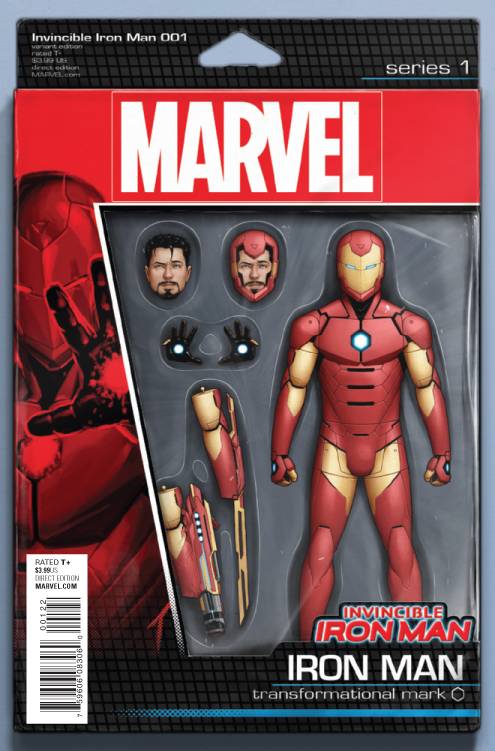 Marvel - INVINCIBLE IRON MAN (2015) # 1 CHRISTOPHER ACTION FIGURE VARIANT