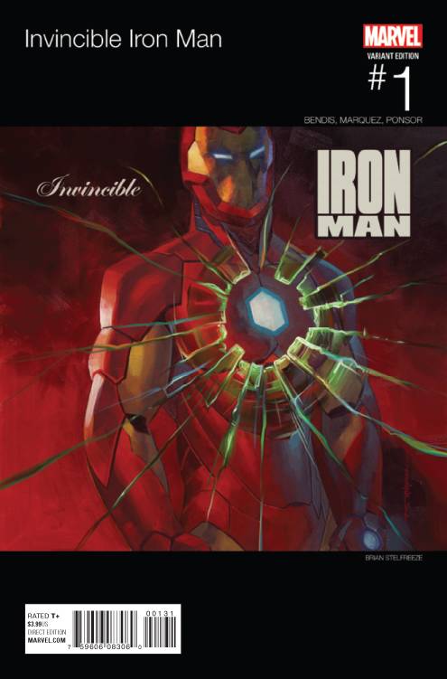 Marvel - Invincible Iron Man # 1 (2015) Stelfreeze Hip Hop Variant