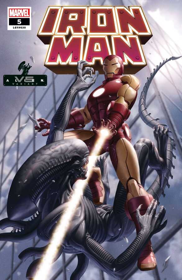 Marvel - IRON MAN (2020) # 5 YOON MARVEL VS ALIEN VARIANT