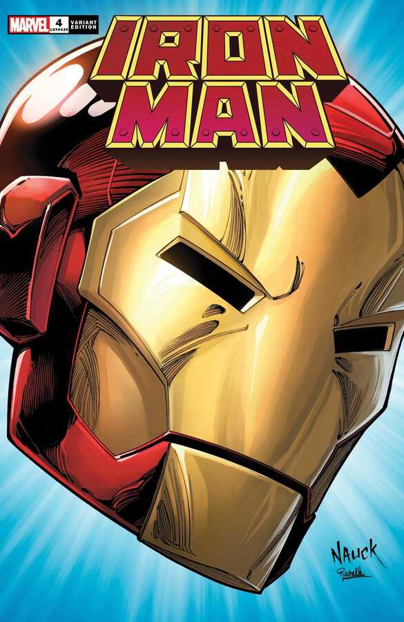 DC Comics - IRON MAN (2020) # 4 NAUCK HEADSHOT VARIANT