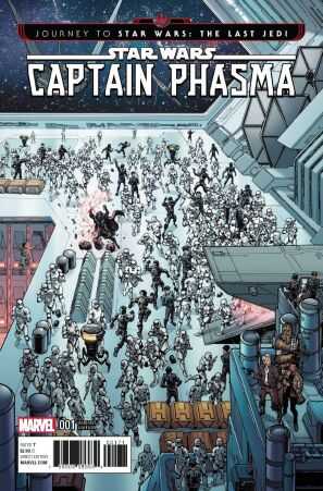 Marvel - JOURNEY TO STAR WARS THE LAST JEDI CAPTAIN PHASMA # 1 1:15 NAUCK VARIANT