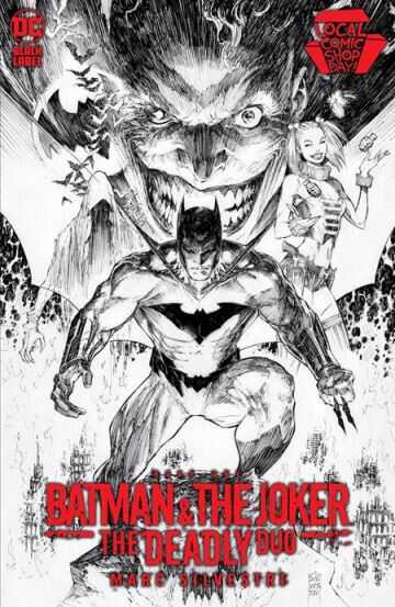 DC Comics - LCSD BATMAN & THE JOKER THE DEADLY DUO # 1 FOIL CARD STOCK VARIANT