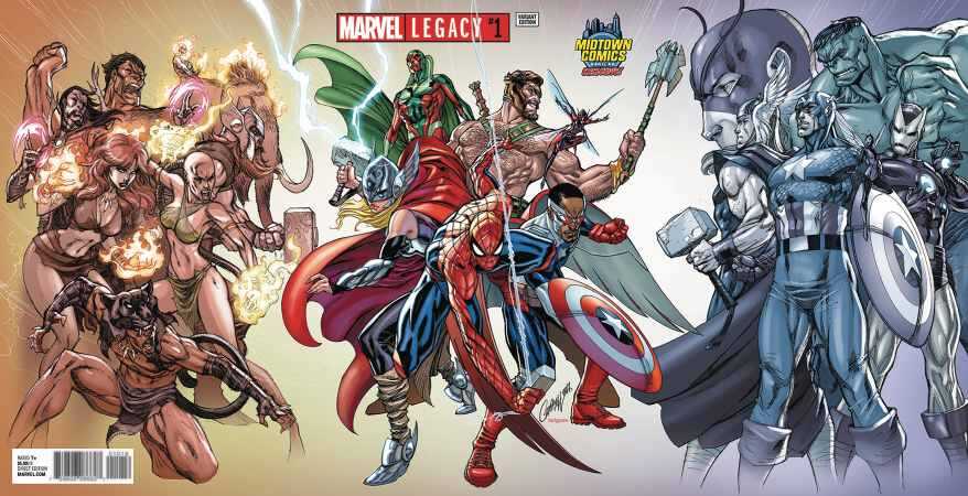 Marvel - MARVEL LEGACY # 1 J. SCOTT CAMPBELL WRAPAROUND VARIANT