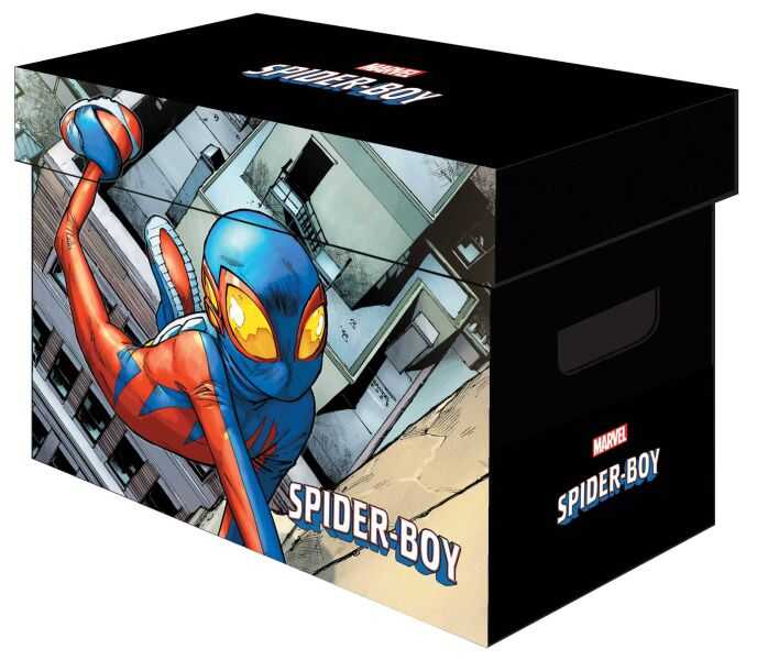 Marvel - MARVEL SPIDER-BOY SHORT BOX - KISA ÇİZGİ ROMAN SAKLAMA KUTUSU