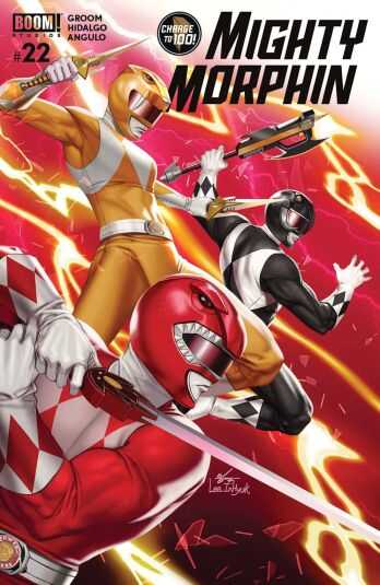 DC Comics - MIGHTY MORPHIN # 22 COVER A LEE