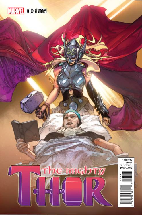 Marvel - MIGHTY THOR (2015) # 3 1:25 BIANCHI VARIANT