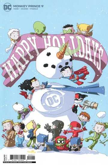 DC Comics - MONKEY PRINCE # 9 (OF 12) COVER C KAARE ANDREWS HOLIDAY CARD CARD STOCK VARIANT