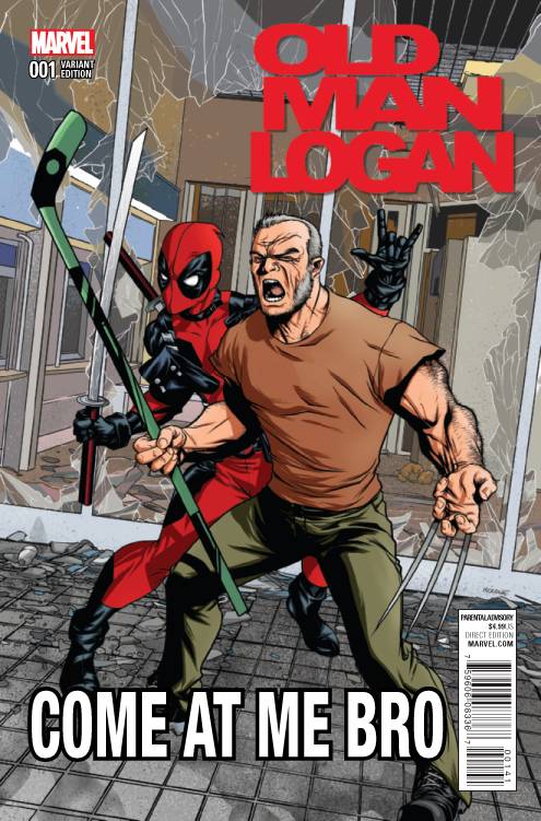 Marvel - OLD MAN LOGAN (2016) # 1 1:10 MCKONE DEADPOOL VARIANT