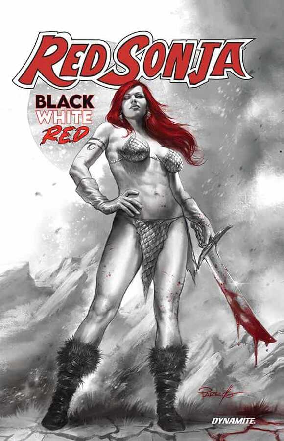 Dynamite - RED SONJA BLACK WHITE RED HC