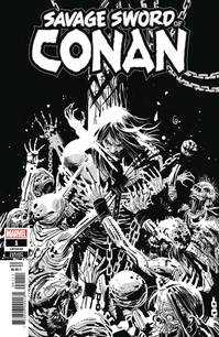 Marvel - SAVAGE SWORD OF CONAN # 1 1:50 GARNEY BLACK & WHITE VARIANT