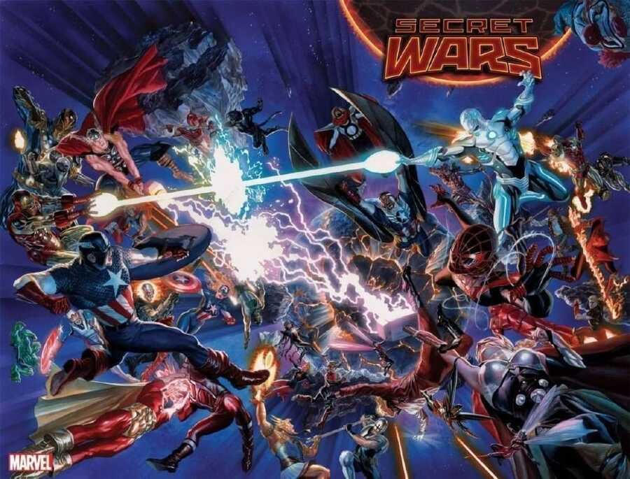 Marvel - SECRET WARS BY ROSS OVERSIZED VINYL POSTER