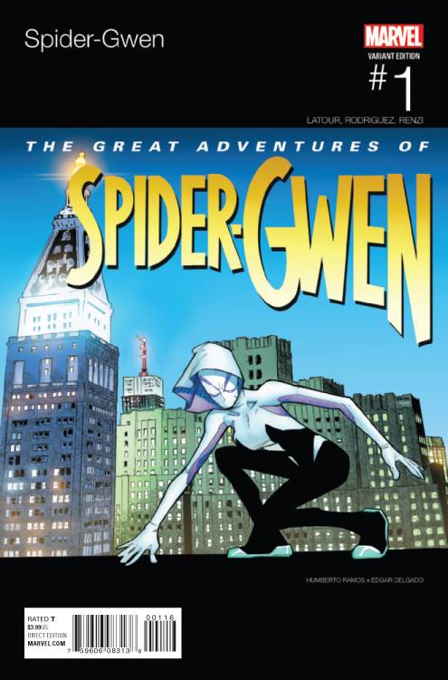 Marvel - SPIDER-GWEN (2015 SECOND SERIES) # 1 RAMOS HIP HOP VARIANT