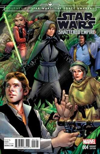 Marvel - Star Wars Shattered Empire # 1-4 Variant Tam Set