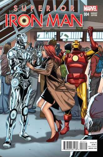 DC Comics - SUPERIOR IRON MAN # 4 1:20 LARROCA WELCOME HOME VARIANT