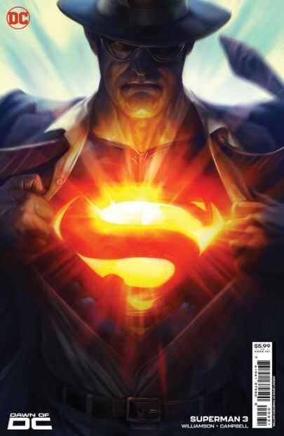 DC Comics - SUPERMAN # 3 COVER C FRANCESCO MATTINA CARD STOCK VARIANT