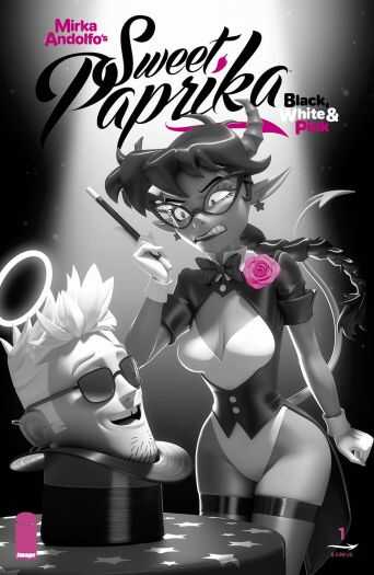Image Comics - SWEET PAPRIKA BLACK WHITE & PINK # 1 (ONE SHOT) COVER F ANDREW HICKINBOTTOM