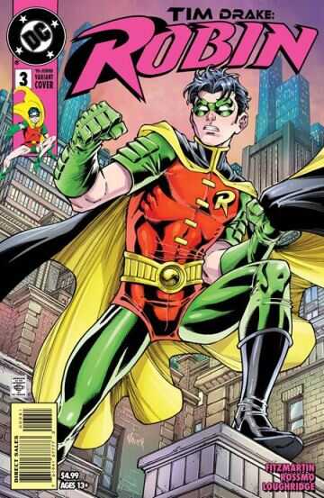 DC Comics - TIM DRAKE ROBIN # 3 COVER C TODD NAUCK 90S COVER MONTH CARD STOCK VARIANT